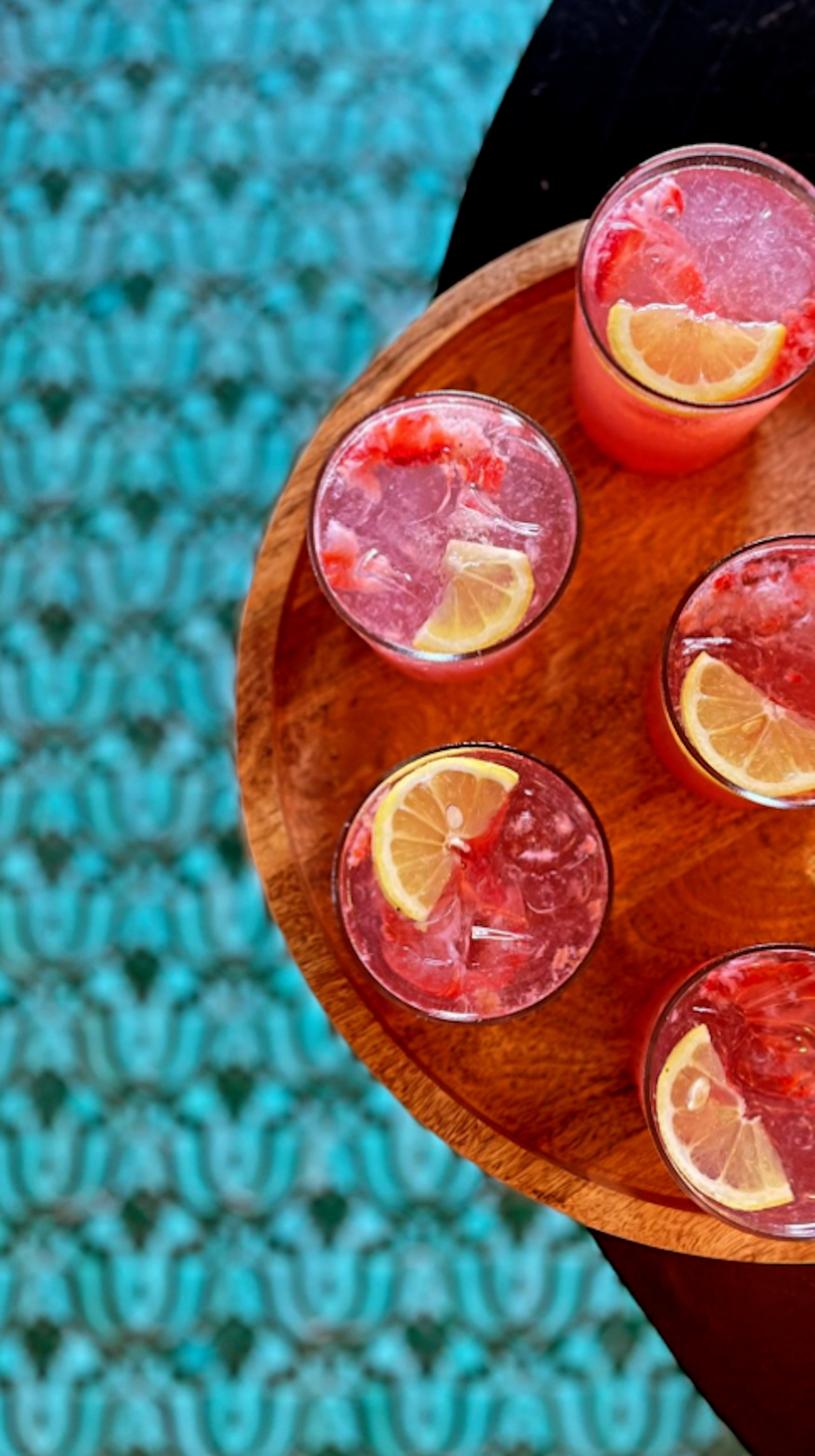Healing mocktails served poolside at The Aerial, BVI
